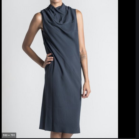 Rick Owens "Bonnie"dress with cowl neckline - Picture 1 of 5